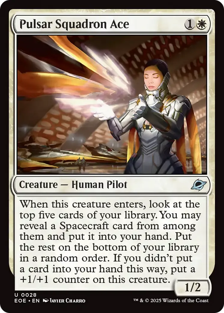 As de l'escadron Pulsar — Edge of Eternities — Magic: The Gathering