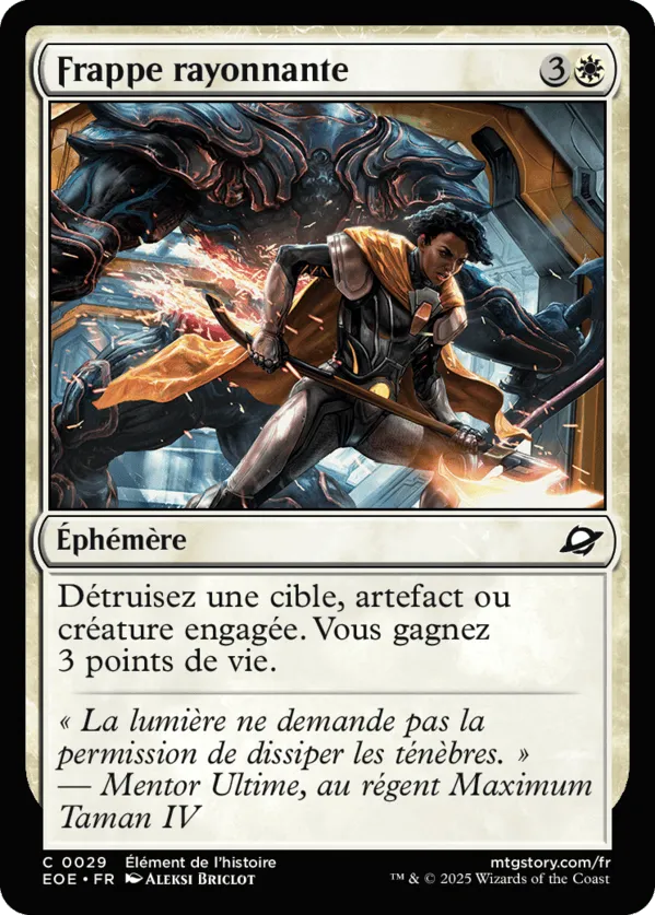 Frappe rayonnante — Edge of Eternities — Magic: The Gathering