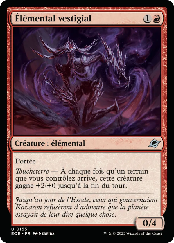 Élémental vestigial — Edge of Eternities — Magic: The Gathering