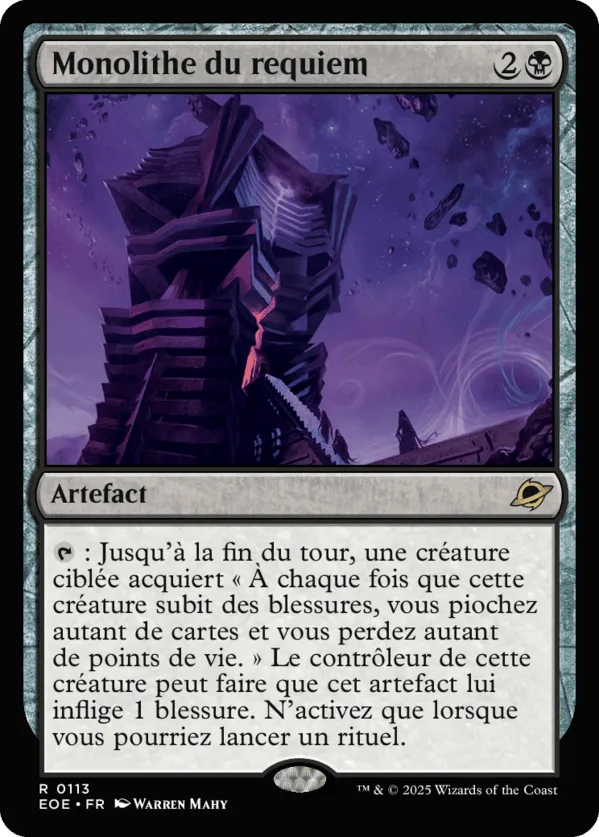 Monolithe du requiem — Edge of Eternities — Magic: The Gathering