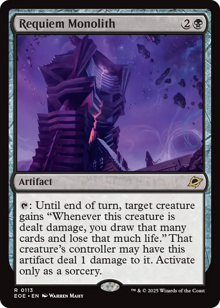 Monolithe du requiem — Edge of Eternities — Magic: The Gathering