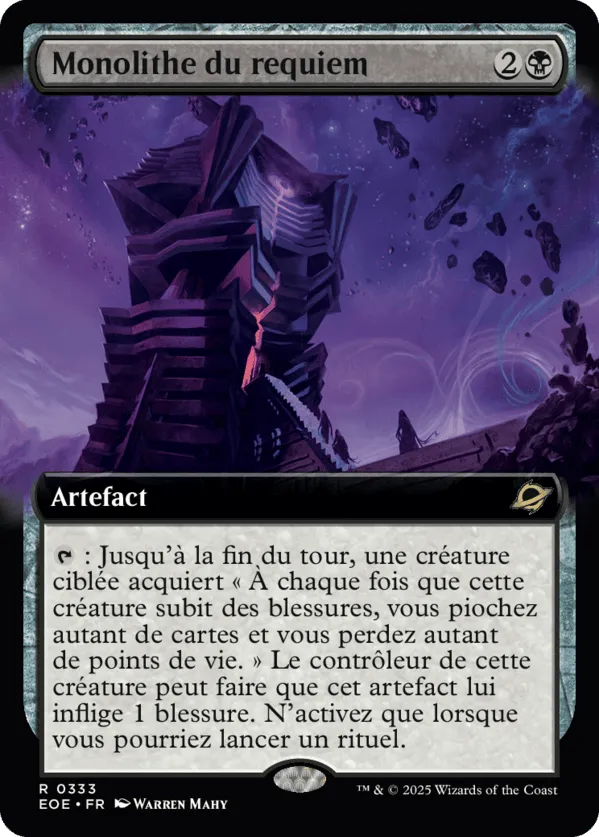 Monolithe du requiem — Edge of Eternities — Magic: The Gathering