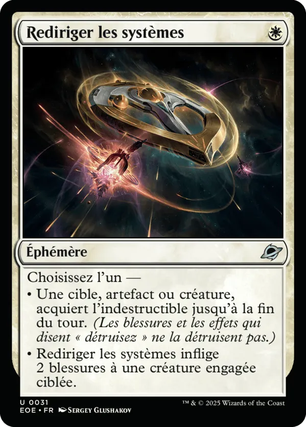 Rediriger les systèmes — Edge of Eternities — Magic: The Gathering