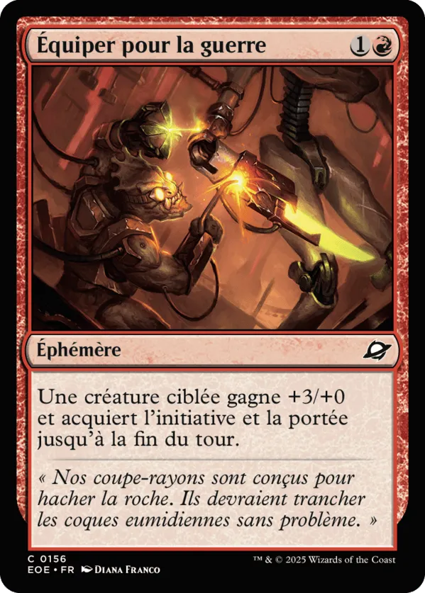 Équiper pour la guerre — Edge of Eternities — Magic: The Gathering