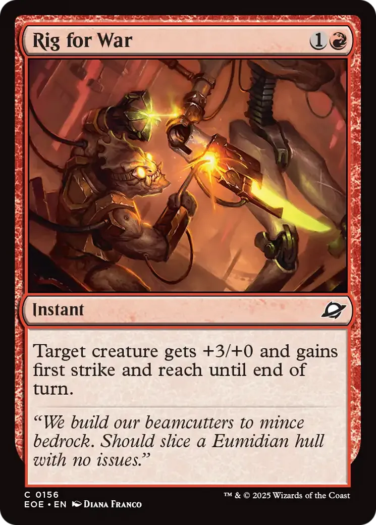 Rig for War — Edge of Eternities — Magic: The Gathering