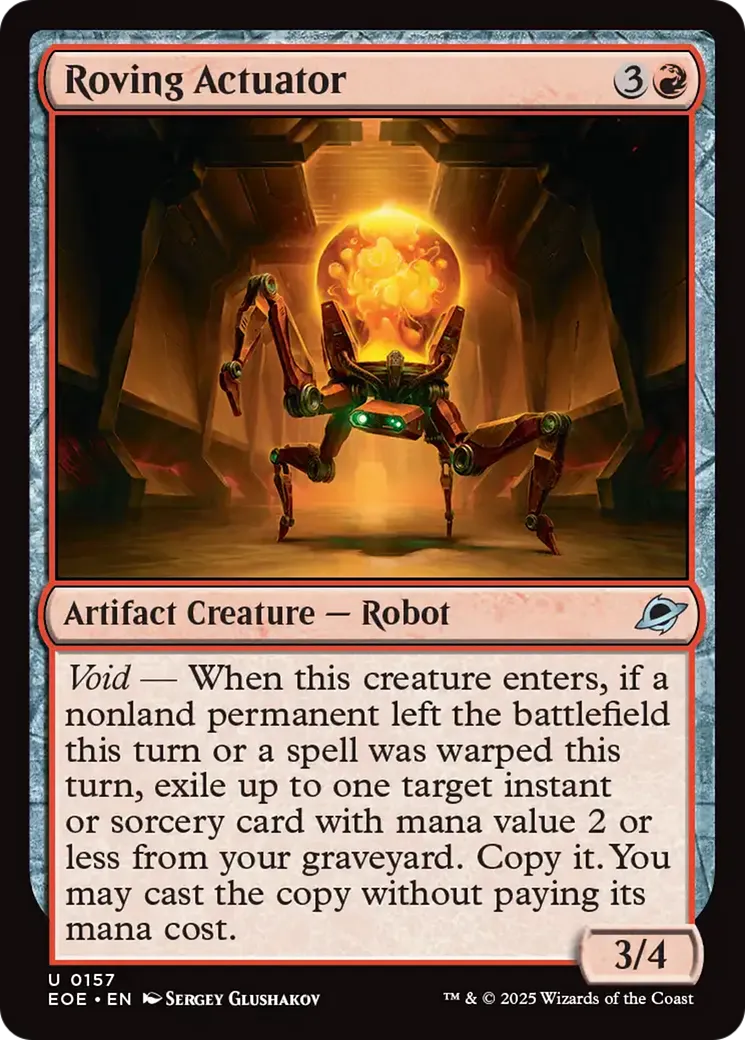 Roving Actuator — Edge of Eternities — Magic: The Gathering