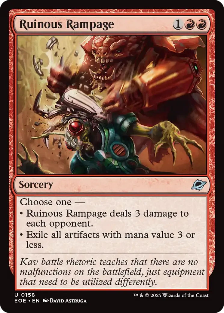 Ruinous Rampage — Edge of Eternities — Magic: The Gathering