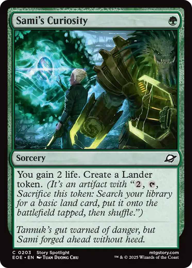 Sami's Curiosity — Edge of Eternities — Magic: The Gathering