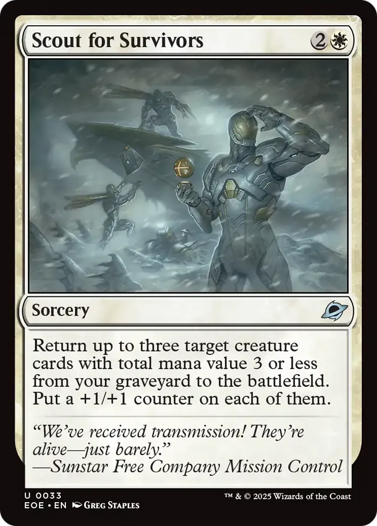 À la recherche de survivants — Edge of Eternities — Magic: The Gathering