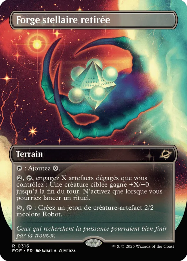 Forge stellaire retirée — Edge of Eternities — Magic: The Gathering
