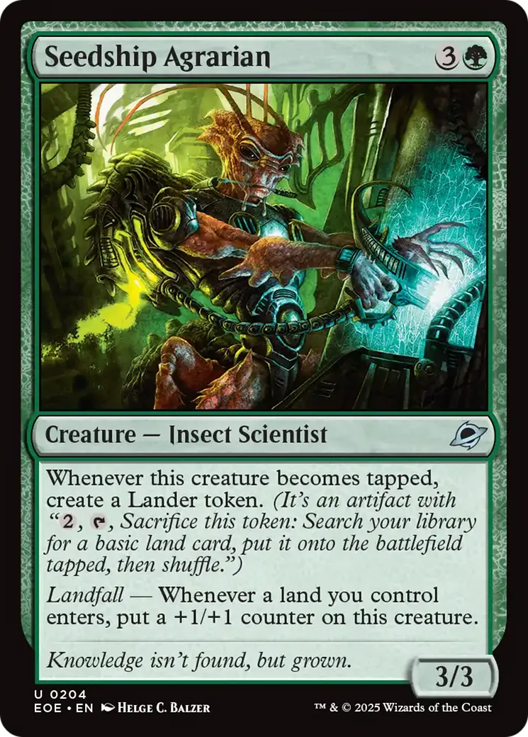Seedship Agrarian — Edge of Eternities — Magic: The Gathering