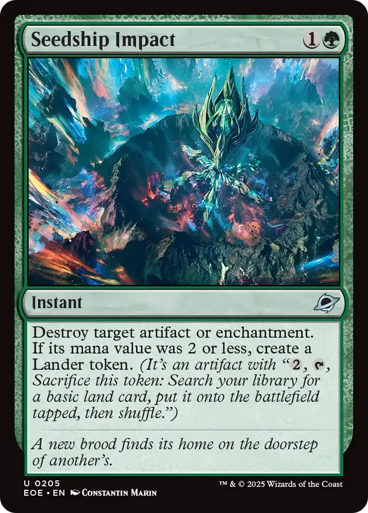 Seedship Impact — Edge of Eternities — Magic: The Gathering