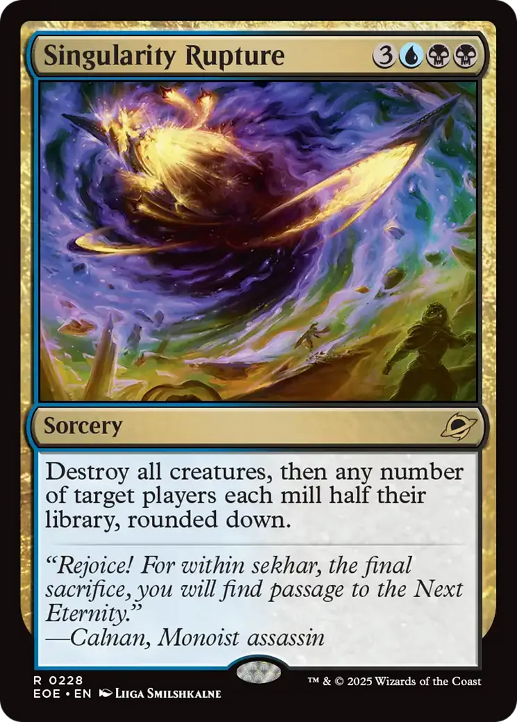 Rupture de singularité — Edge of Eternities — Magic: The Gathering