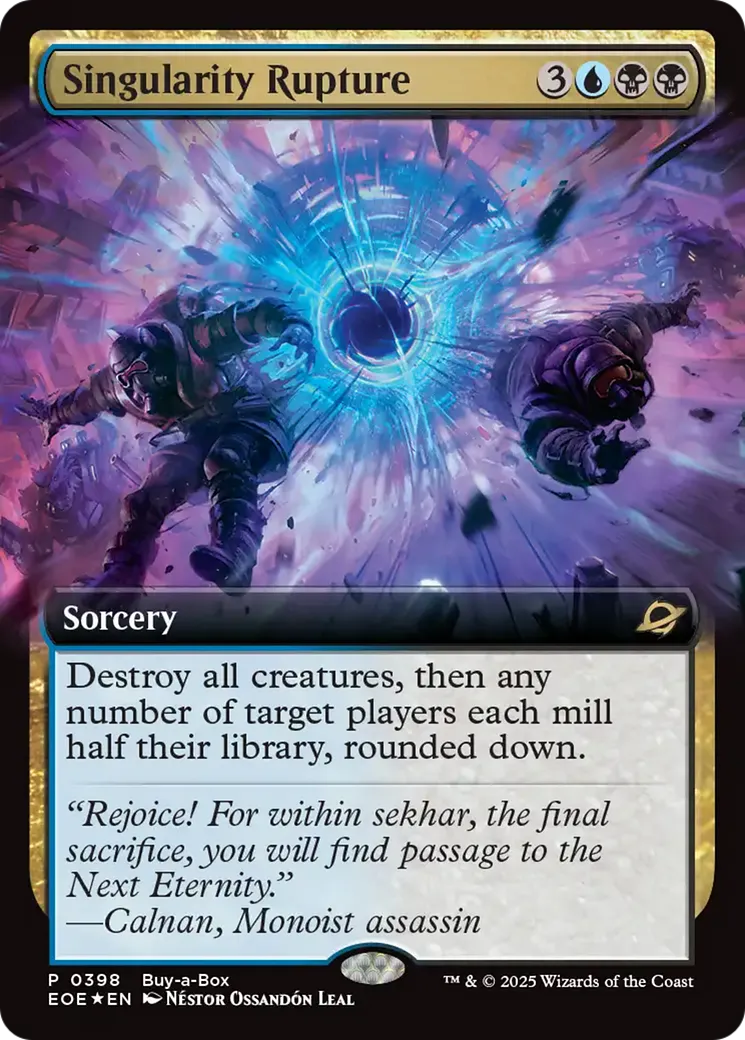 Rupture de singularité — Edge of Eternities — Magic: The Gathering
