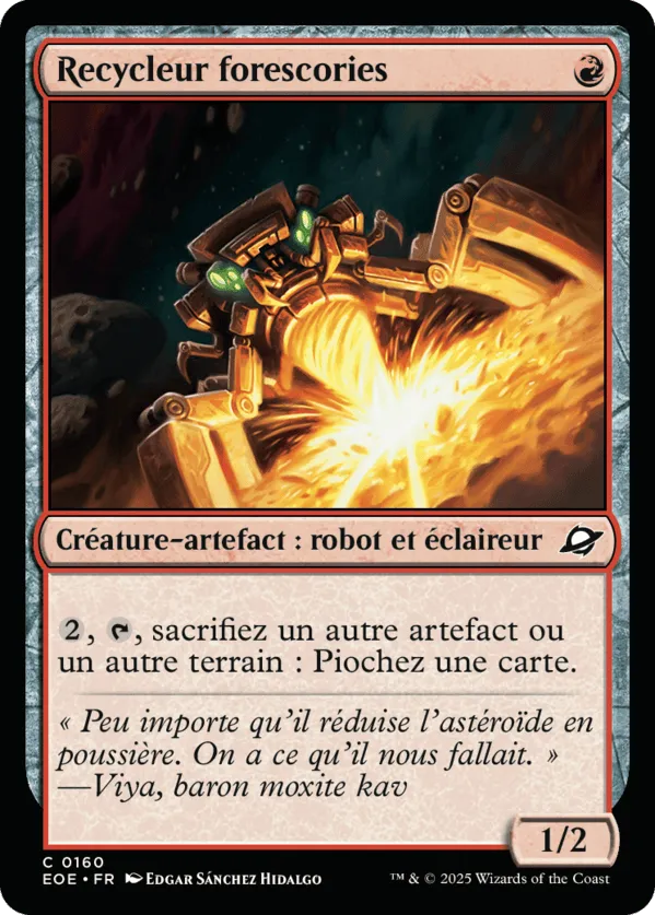 Recycleur forescories — Edge of Eternities — Magic: The Gathering