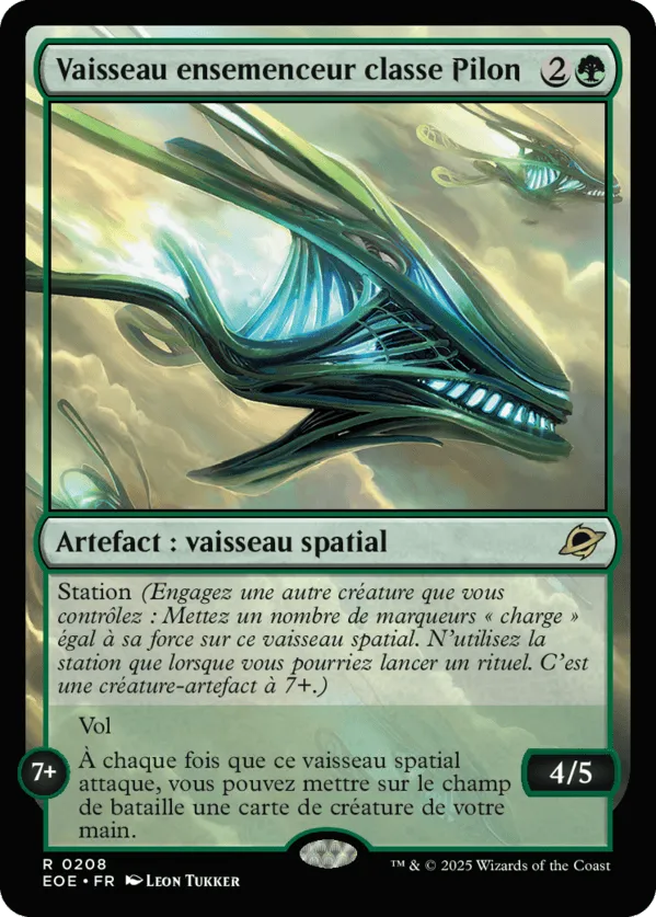 Vaisseau ensemenceur classe Pilon — Edge of Eternities — Magic: The Gathering
