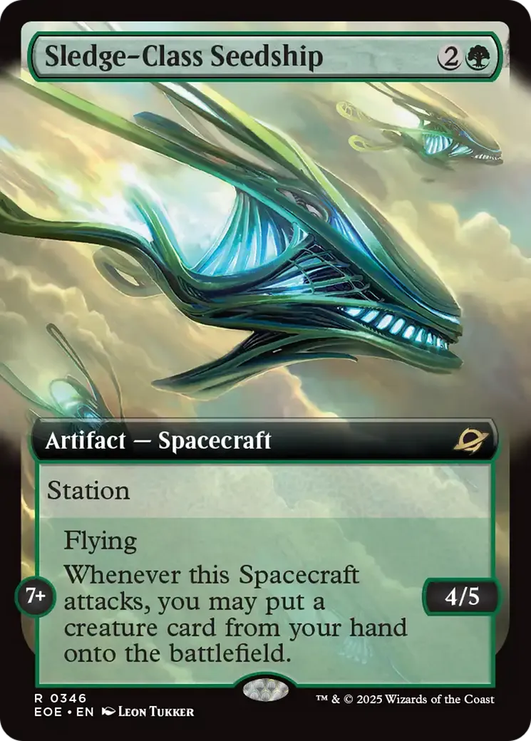 Vaisseau ensemenceur classe Pilon — Edge of Eternities — Magic: The Gathering