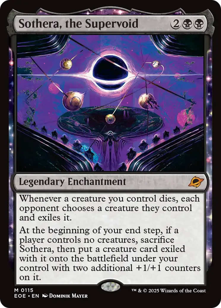 Sothera, the Supervoid from Edge of Eternities - Magic: The Gathering