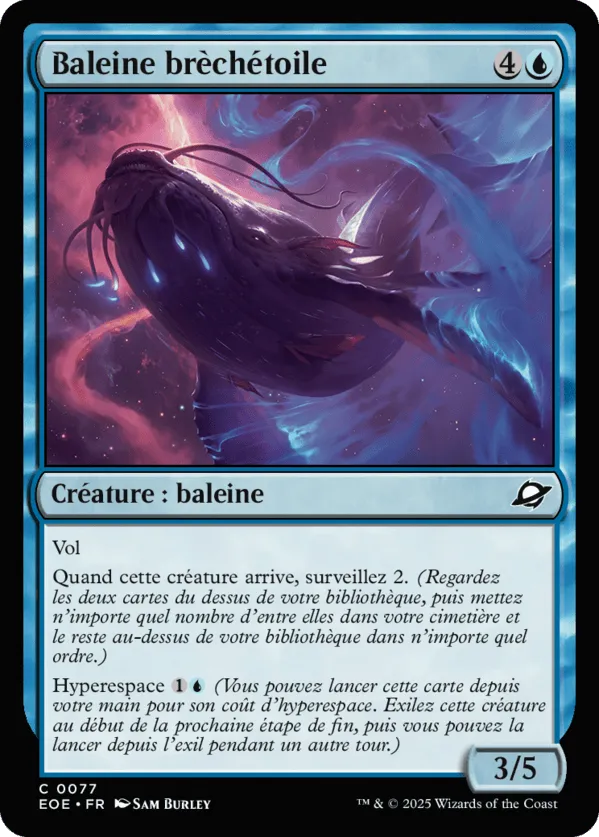 Baleine brèchétoile — Edge of Eternities — Magic: The Gathering