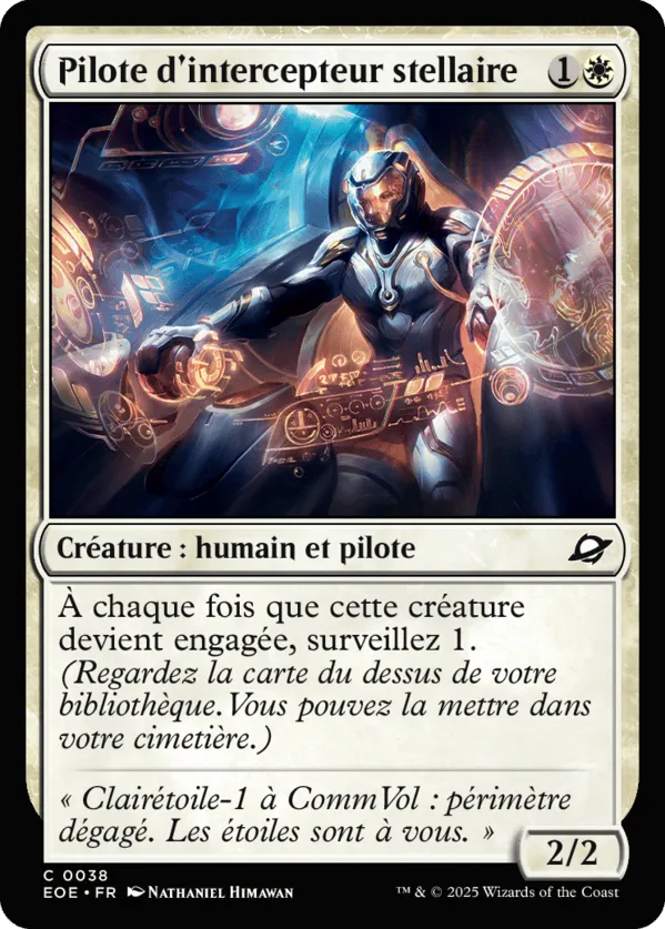 Pilote d'intercepteur stellaire — Edge of Eternities — Magic: The Gathering