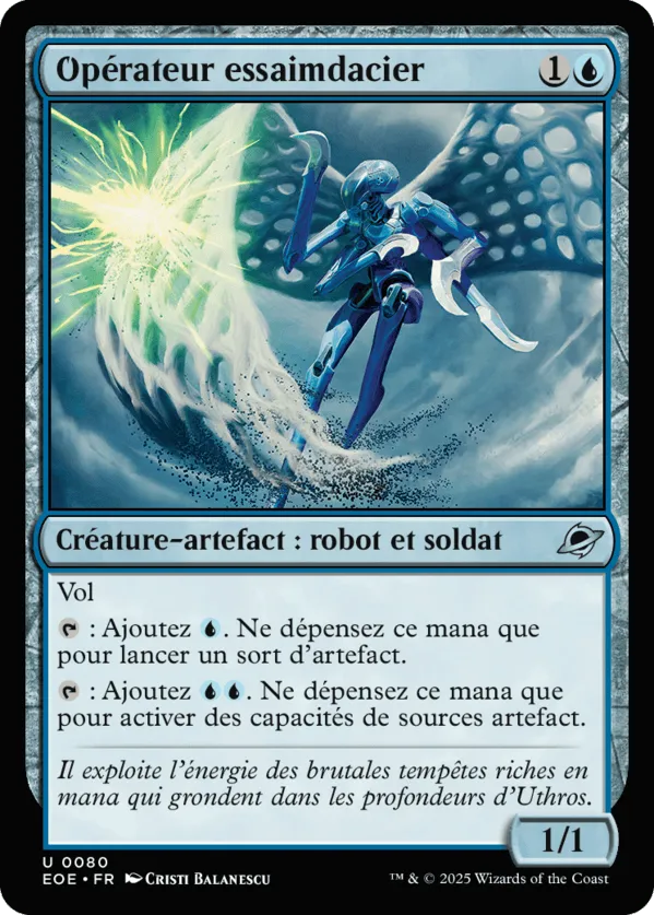 Opérateur essaimdacier — Edge of Eternities — Magic: The Gathering