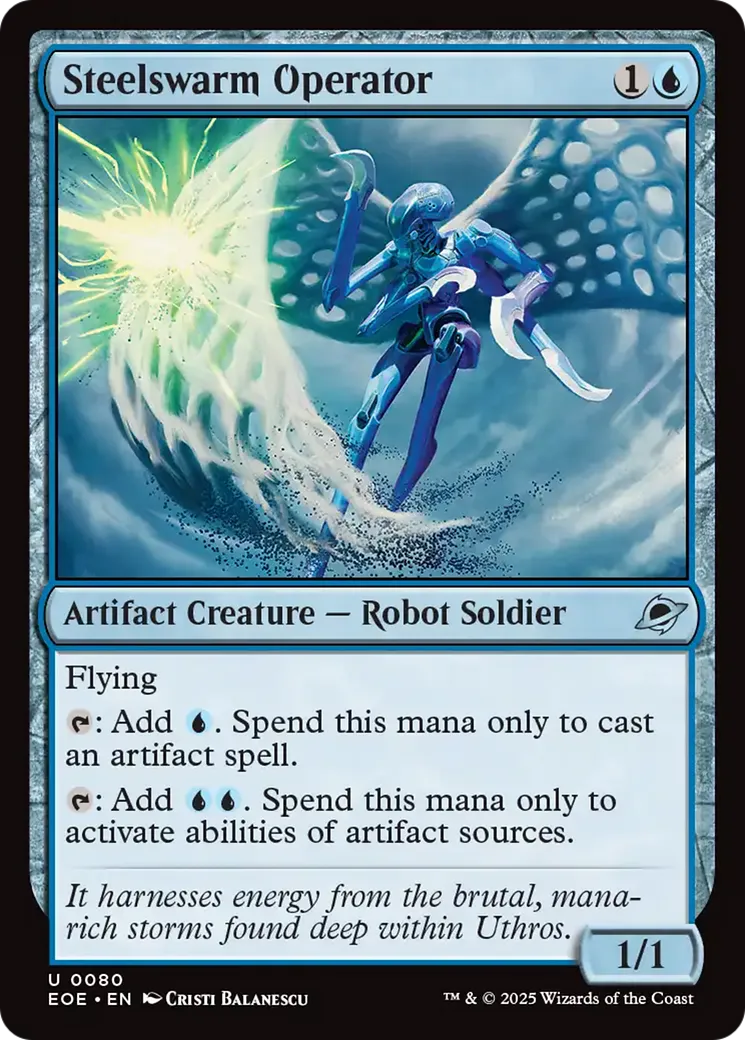 Opérateur essaimdacier — Edge of Eternities — Magic: The Gathering