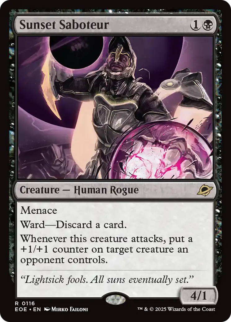 Saboteur du couchant — Edge of Eternities — Magic: The Gathering