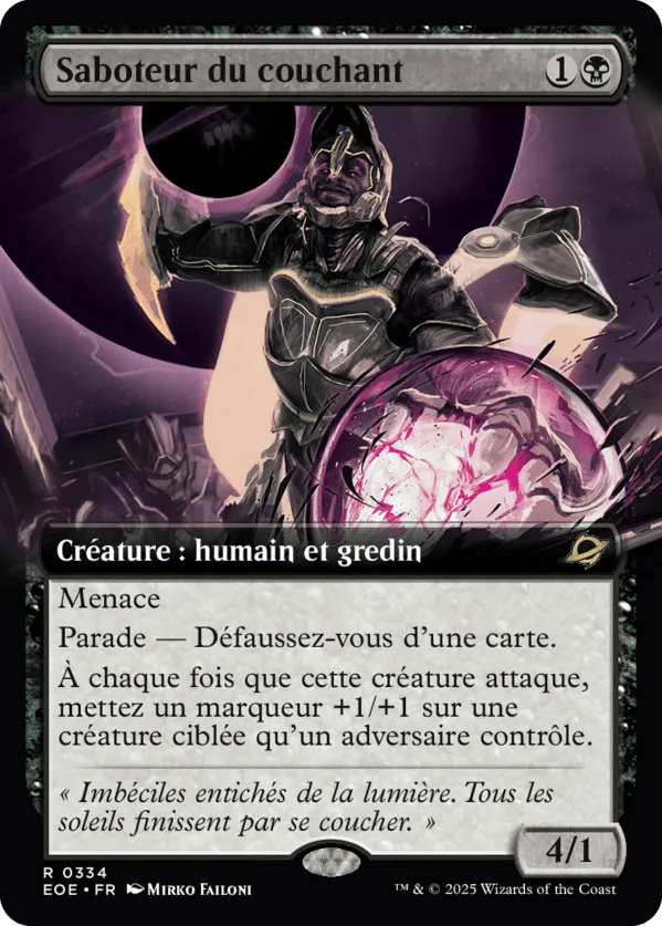 Saboteur du couchant — Edge of Eternities — Magic: The Gathering