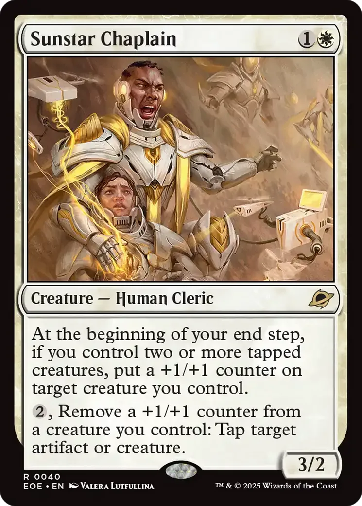 Sunstar Chaplain — Edge of Eternities — Magic: The Gathering
