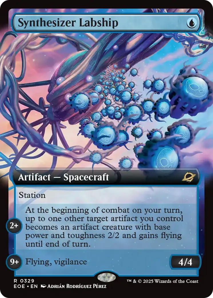 Synthesizer Labship from Edge of Eternities - Magic: The Gathering