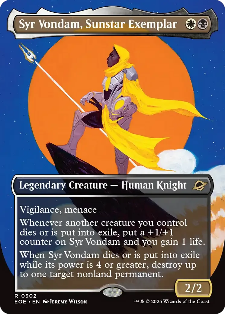 Syr Vondam, Sunstar Exemplar — Edge of Eternities — Magic: The Gathering