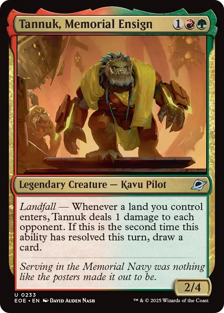 Tannuk, Memorial Ensign — Edge of Eternities — Magic: The Gathering