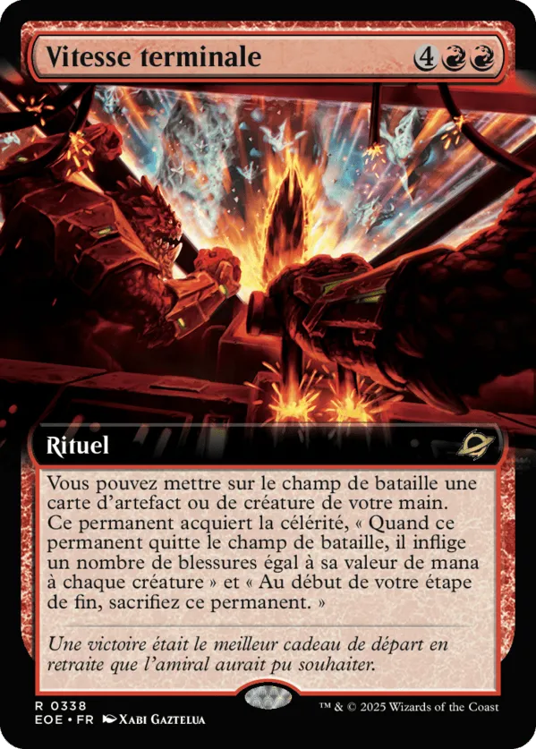 Vitesse terminale from Edge of Eternities - Magic: The Gathering