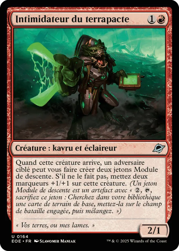 Intimidateur du terrapacte — Edge of Eternities — Magic: The Gathering