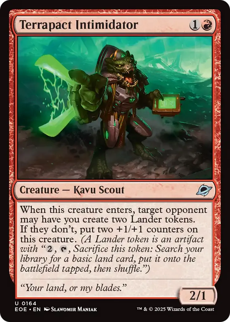 Intimidateur du terrapacte — Edge of Eternities — Magic: The Gathering