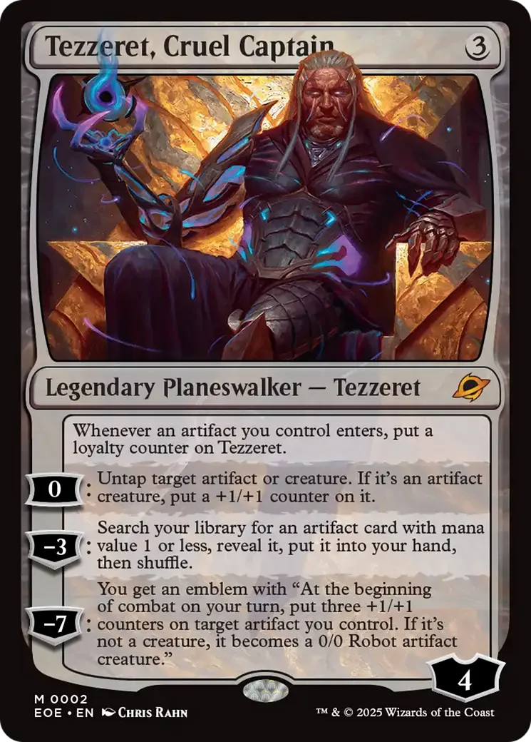 Tezzeret, Cruel Captain — Edge of Eternities — Magic: The Gathering