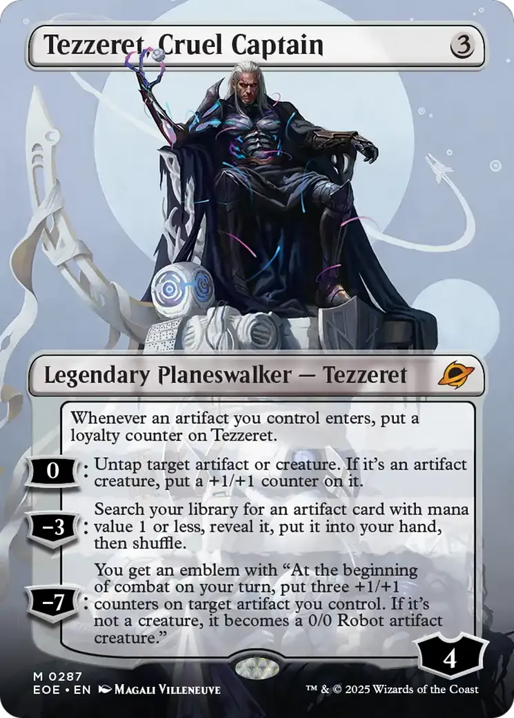 Tezzeret, capitaine cruel — Edge of Eternities — Magic: The Gathering