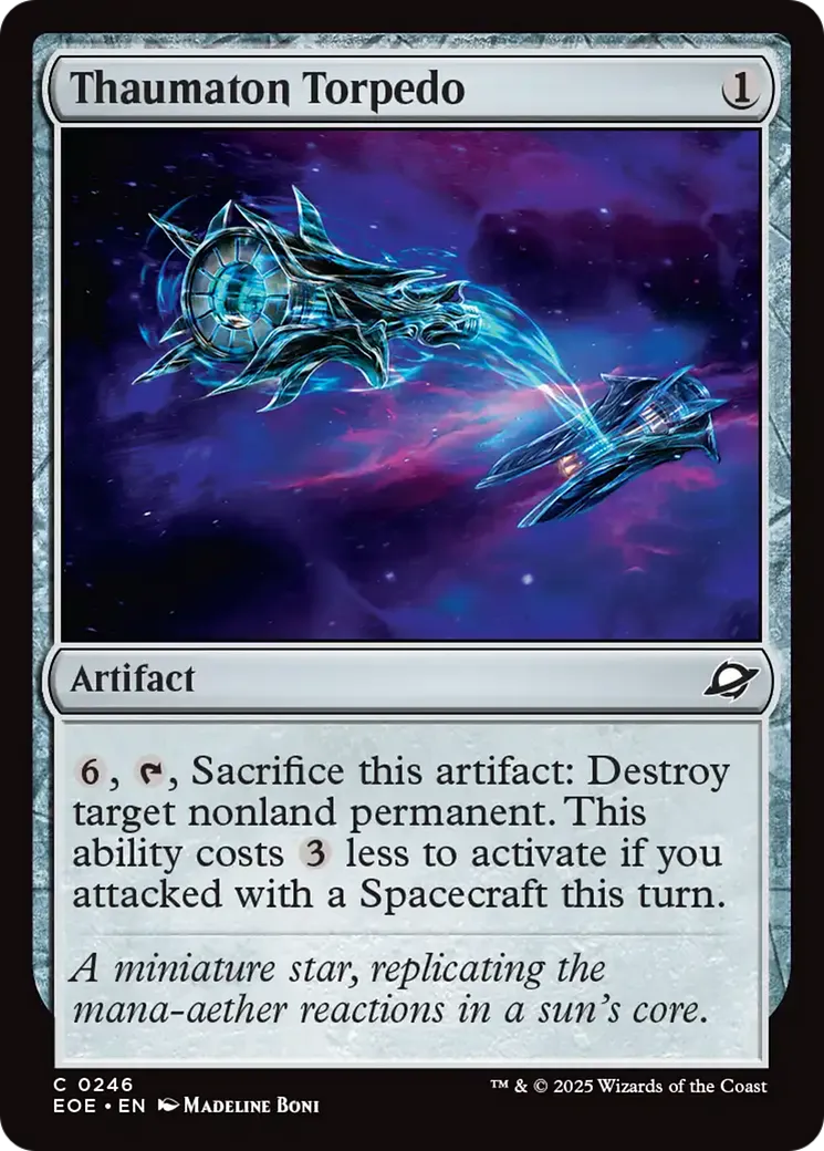 Thaumaton Torpedo — Edge of Eternities — Magic: The Gathering