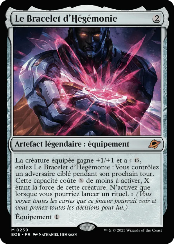 Le Bracelet d'Hégémonie — Edge of Eternities — Magic: The Gathering