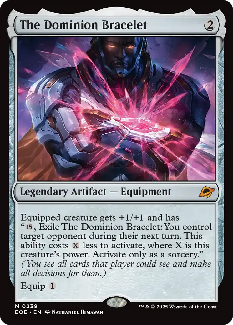 Le Bracelet d'Hégémonie — Edge of Eternities — Magic: The Gathering