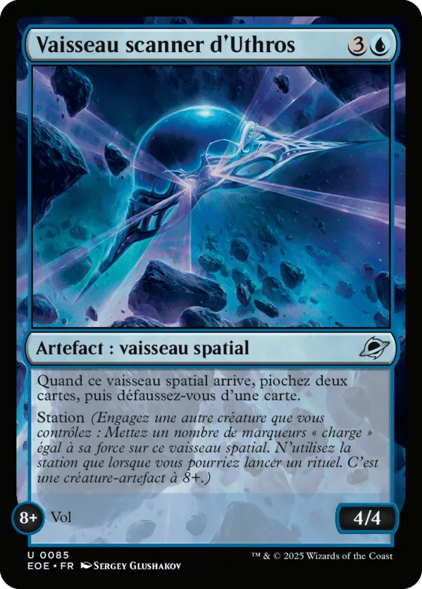 Vaisseau scanner d'Uthros from Edge of Eternities - Magic: The Gathering