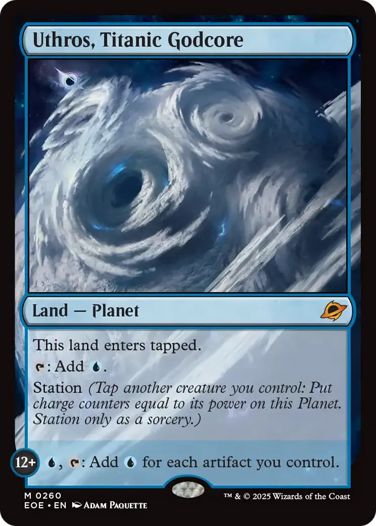 Uthros, noyau divin titanesque — Edge of Eternities — Magic: The Gathering