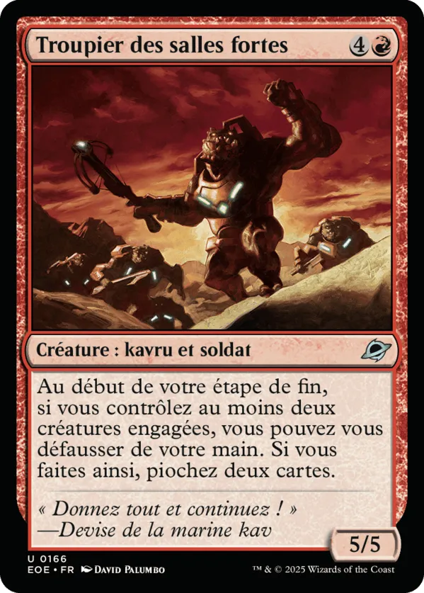Troupier des salles fortes — Edge of Eternities — Magic: The Gathering