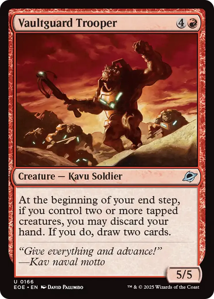 Vaultguard Trooper — Edge of Eternities — Magic: The Gathering