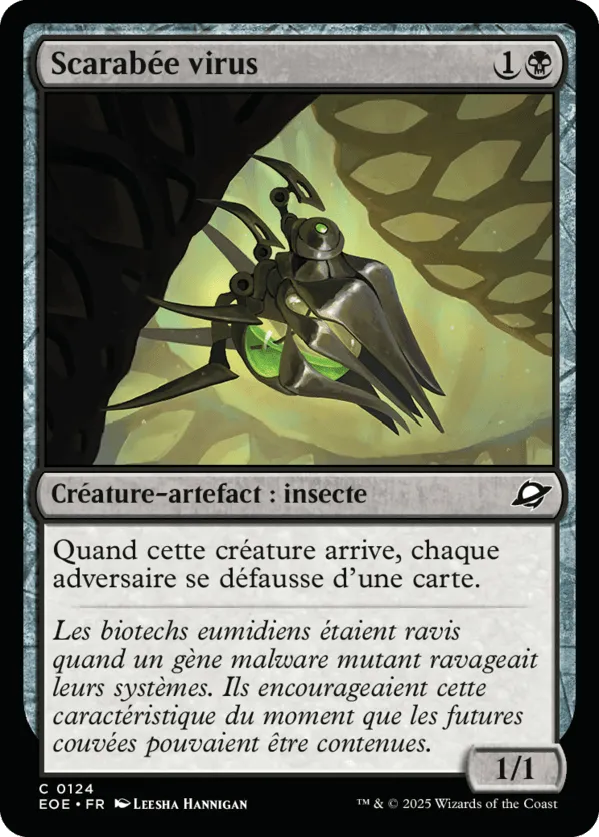 Scarabée virus from Edge of Eternities - Magic: The Gathering