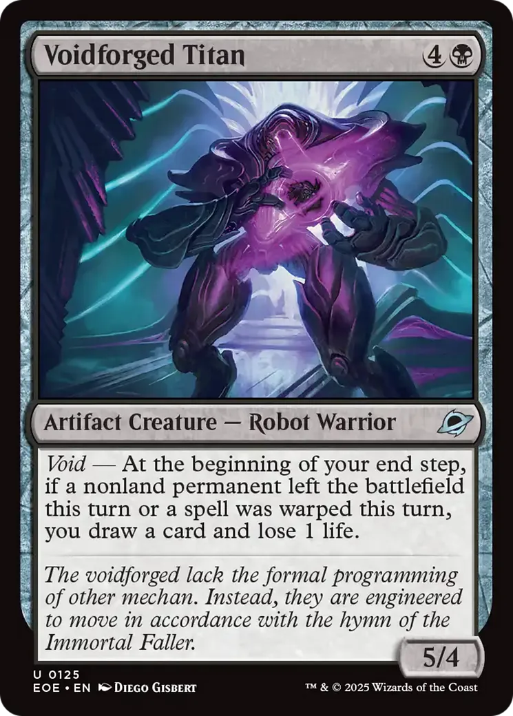 Voidforged Titan from Edge of Eternities - Magic: The Gathering