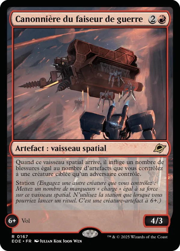 Canonnière du faiseur de guerre — Edge of Eternities — Magic: The Gathering