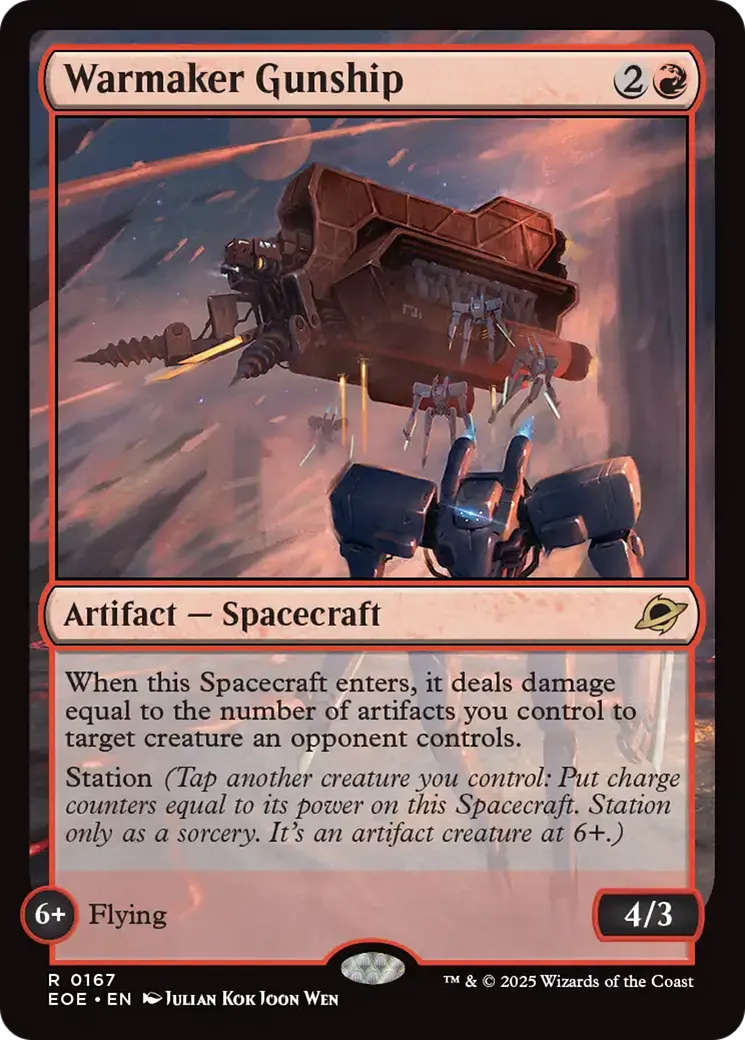 Warmaker Gunship — Edge of Eternities — Magic: The Gathering
