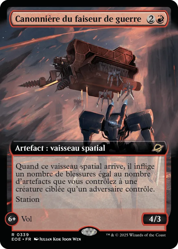 Canonnière du faiseur de guerre — Edge of Eternities — Magic: The Gathering