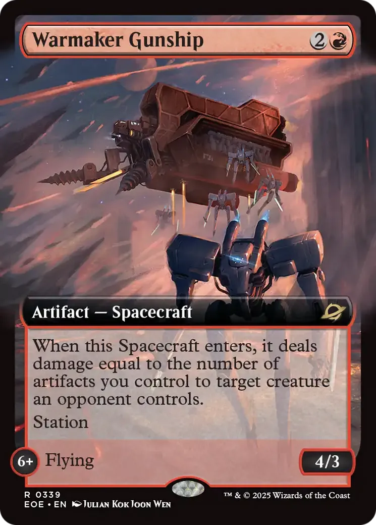 Warmaker Gunship — Edge of Eternities — Magic: The Gathering